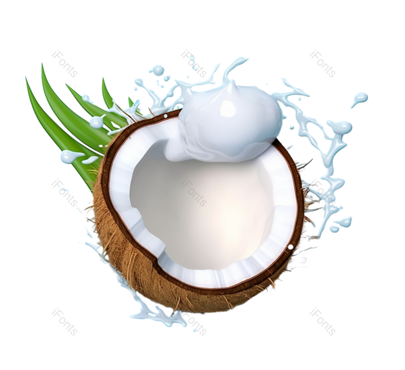 装饰图片,夏天元素,水果PNG,牛奶免抠素材